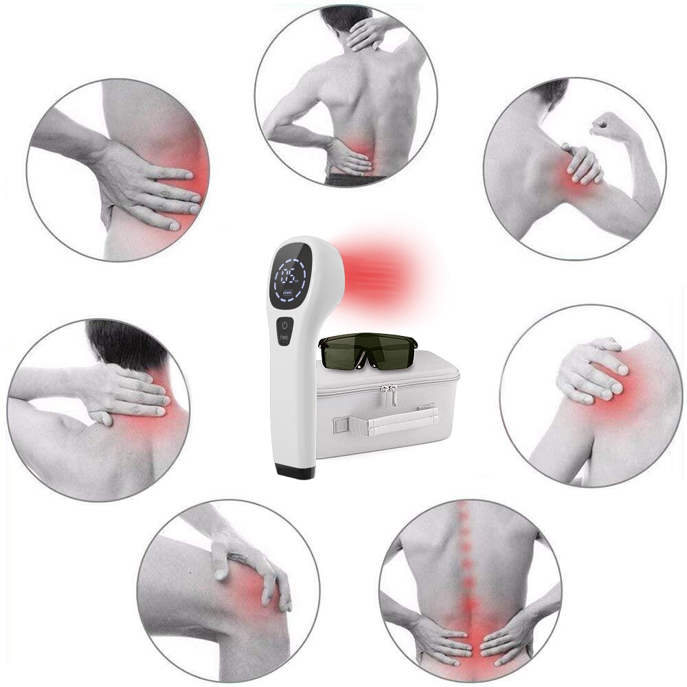 Body Pain Laser Therapy Device LLLT Physiotherapy Equipment for Knee Arm Shoulder Pain Arthritis Wound Healing Tennis Elbow