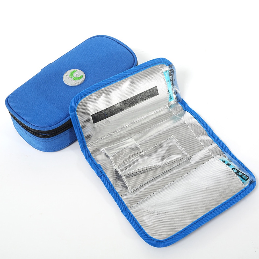 Oxford Cloth Insulin Glaciated Cold Storage Bag Medicine Travel Water Proof Pocket Cooler Bag Pack Drug for Diabetes People